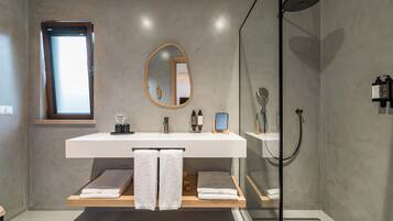 Shower, hair dryer