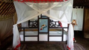 Luxury-Doppel- oder -Zweibettzimmer, Balkon, Meerblick