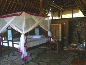 Deluxe Quadruple Room, Balcony, Ocean View | In-room safe, desk, iron/ironing board, wheelchair access