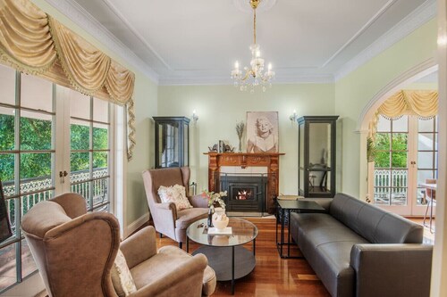 Elegant Vintage Home | Fireplace + Spacious Living