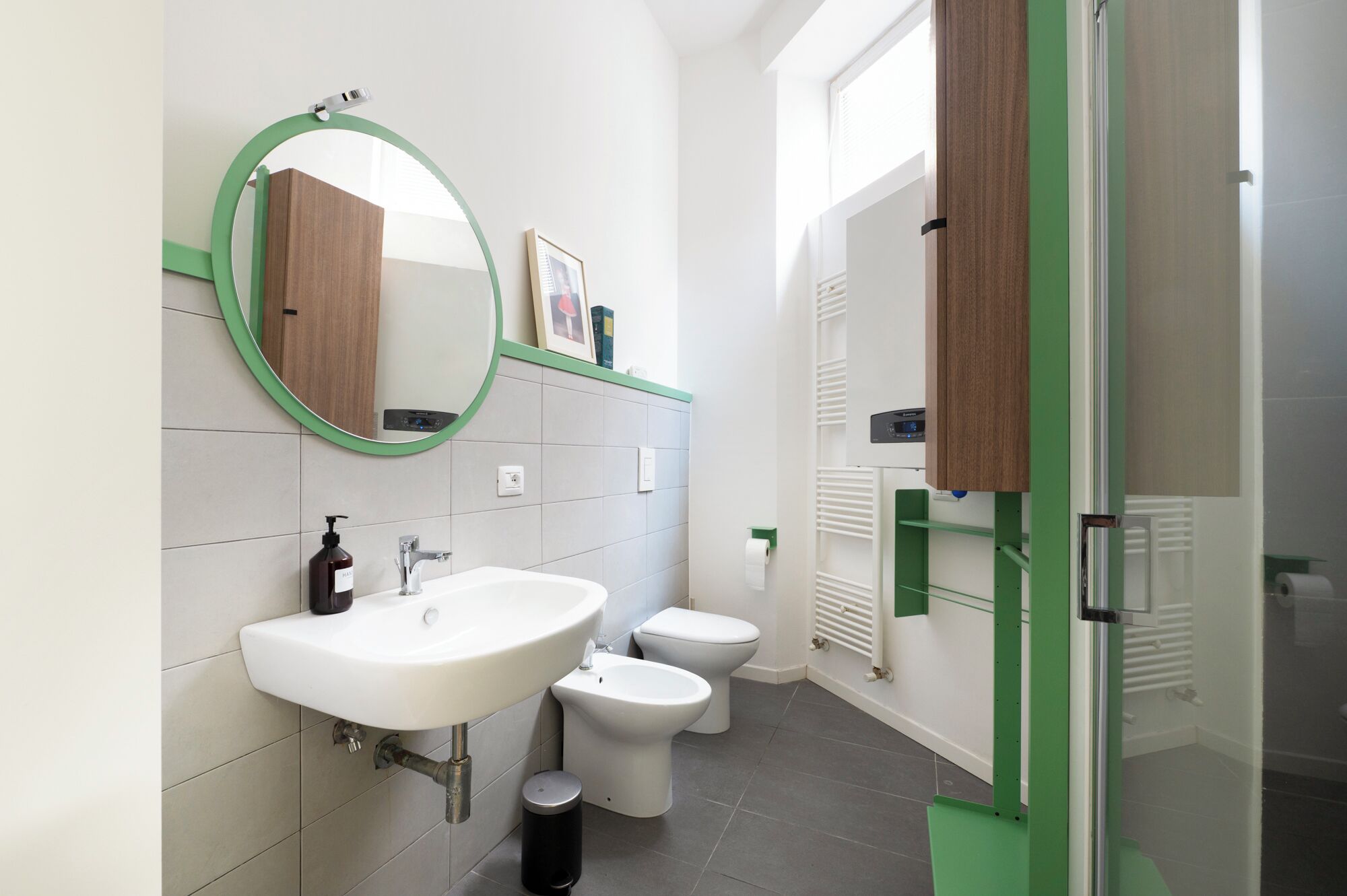 Standard Double Room, Microwave | Bathroom | Shower, free toiletries, hair dryer, towels