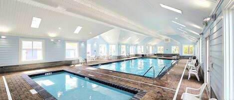 Indoor pool, a heated pool
