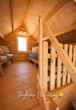WiFi, bed sheets - Tiny House Pusteblume with Private Terrace, Wi-Fi, and Air Conditioning (Wesseln)