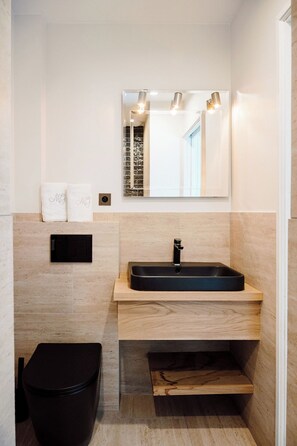 Shower, hair dryer, bidet, towels - COTTAGE Gabrielle (Barbizon)