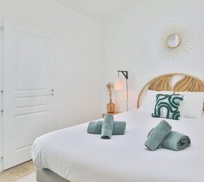 Free WiFi, bed sheets - La Villa Mascotte | Hyper-centre, plage 200m, 6 pers (Les Sables-d´Olonne)