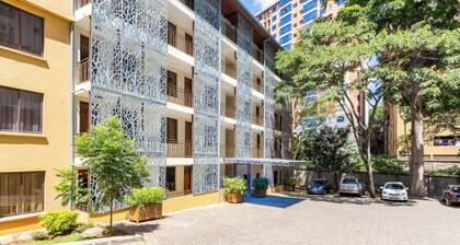Cozy 1-bedroom building in serene Nairobi with AC and fitness room