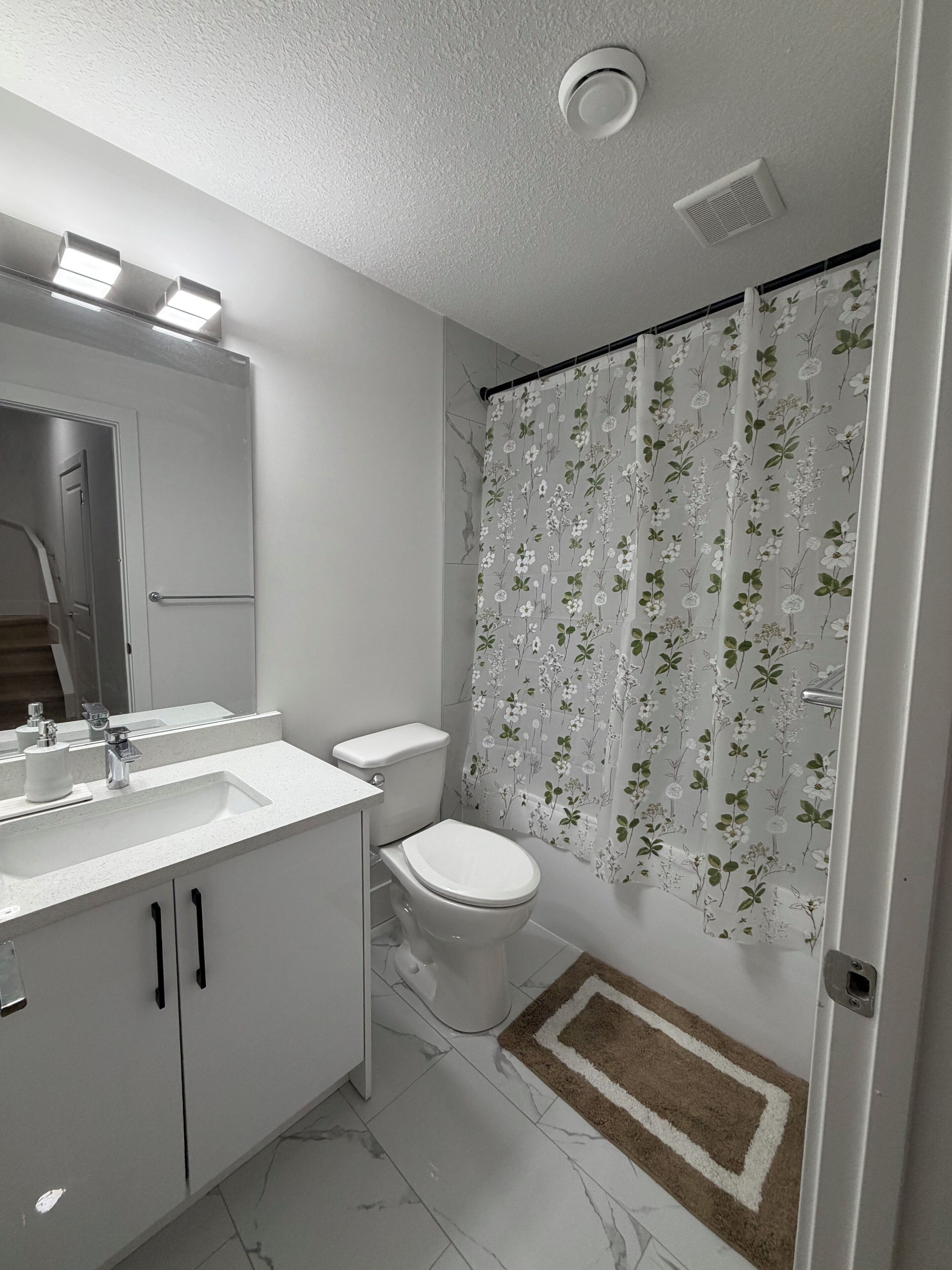 Towels, soap, toilet paper