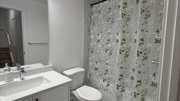 Towels, soap, toilet paper