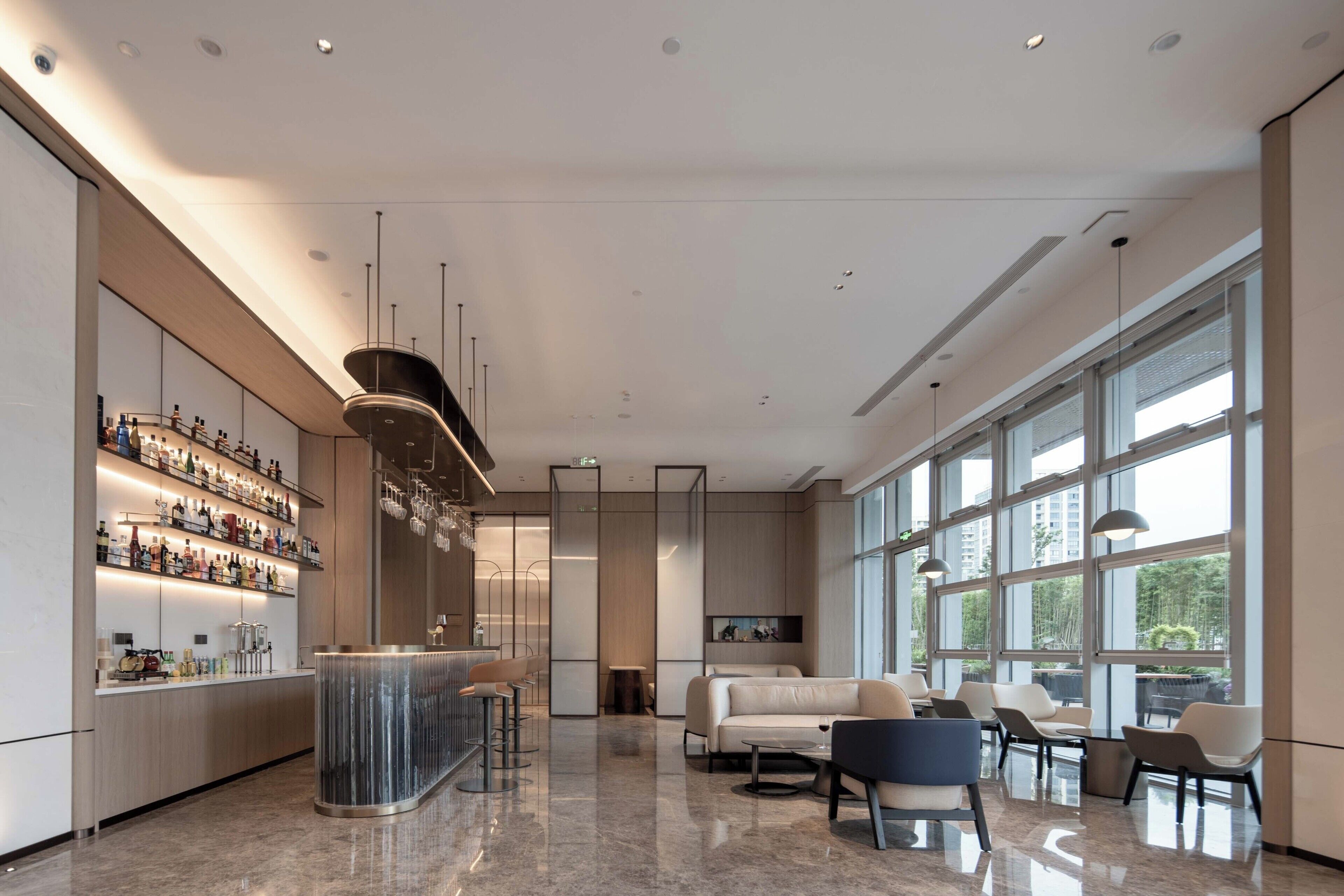 Lobby sitting area