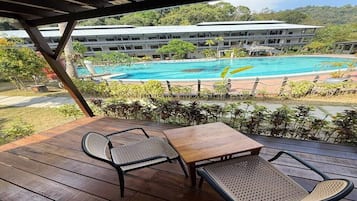 Seasonal outdoor pool