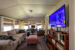 Fernseher, Kamin