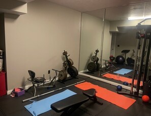 Fitness facility - Broad Ripple Retreat | Private Gym & Yard (Indianapolis)