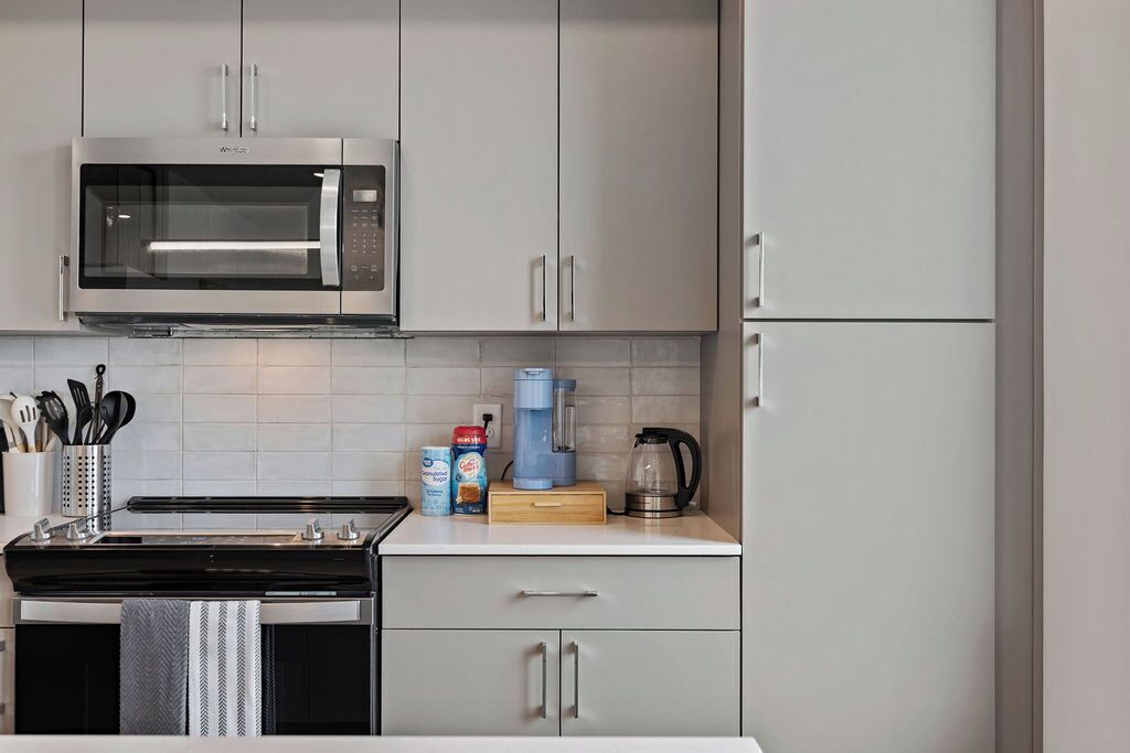 Appartement, 2 chambres, cuisine, vue parc | Cuisine privée