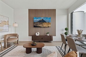Apartment, 2 Bedrooms, Kitchen, Park View | Living area - The Silo Park by Stylish Stays (Salt Lake City)