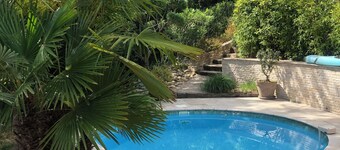Air-conditioned villa with heated pool - Golf de Pont-Royal - 6 pers