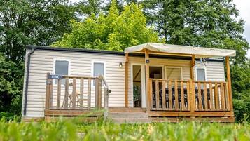Comfort stacaravan, 3 slaapkamers | Exterieur