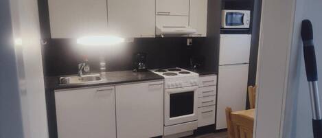 Microwave, oven, coffee/tea maker