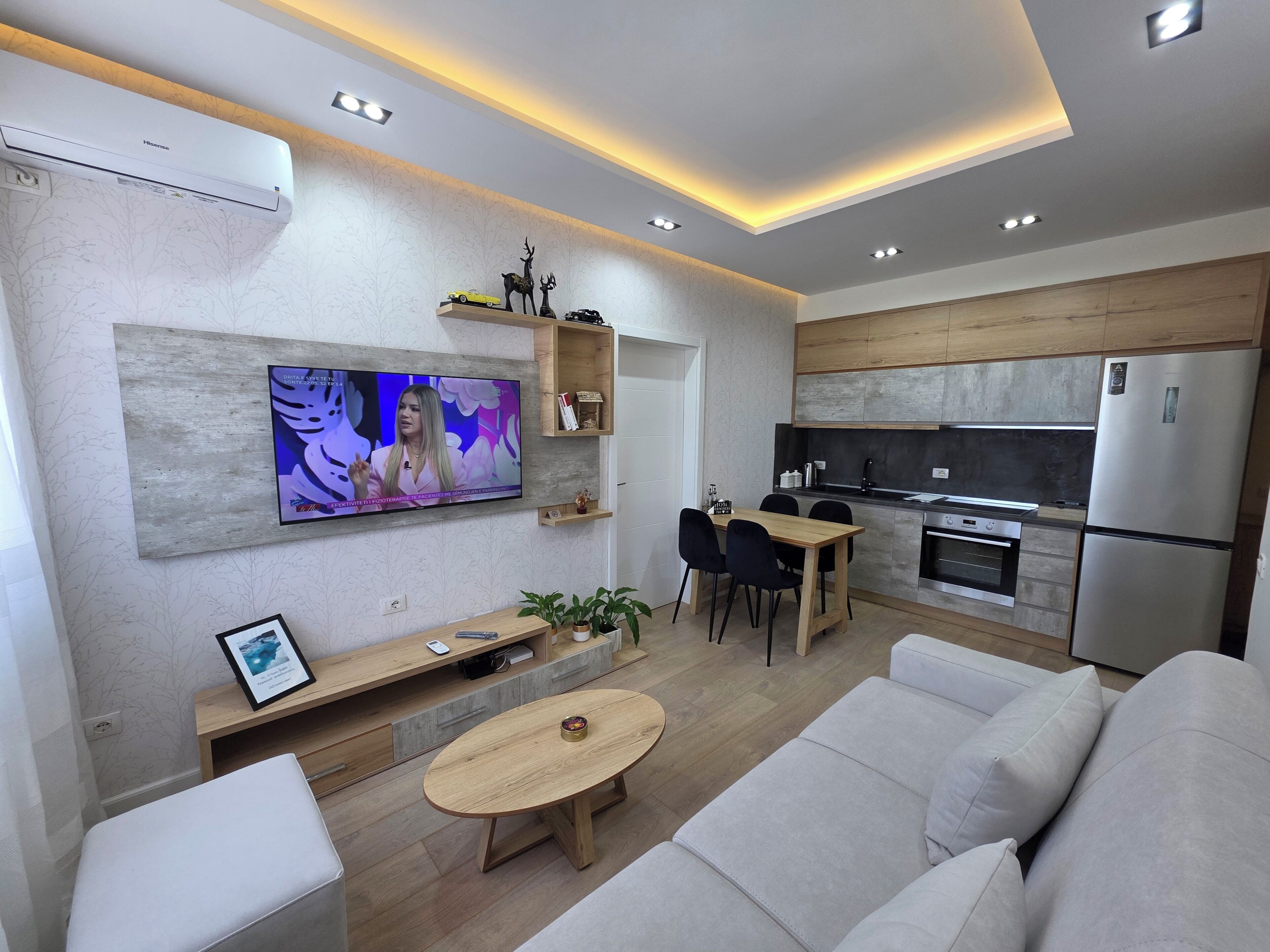 Appartamento familiare, balcone, vista spiaggia | Area soggiorno