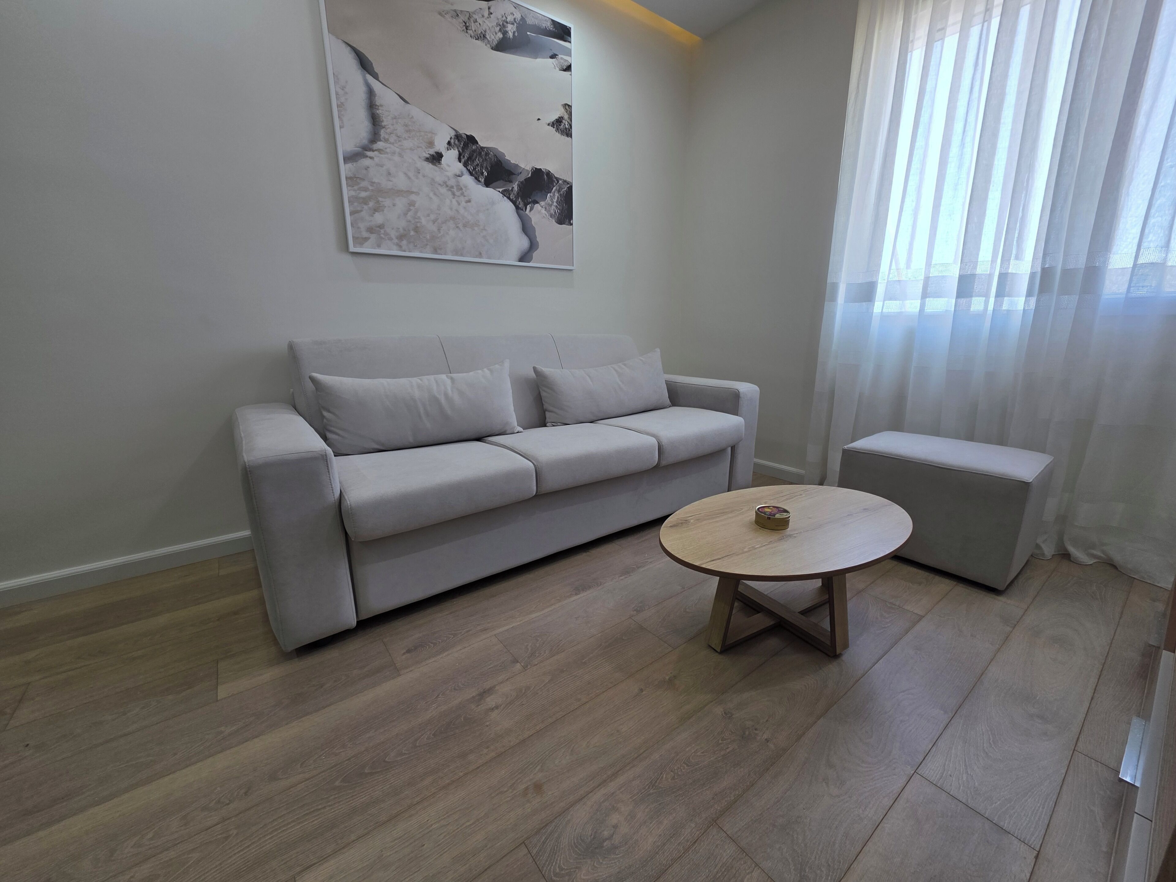 Appartamento familiare, balcone, vista spiaggia | Area soggiorno