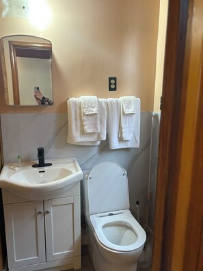 Standard Room | Bathroom | Soap, shampoo, toilet paper - Casey's Inn (Lac du Bonnet)