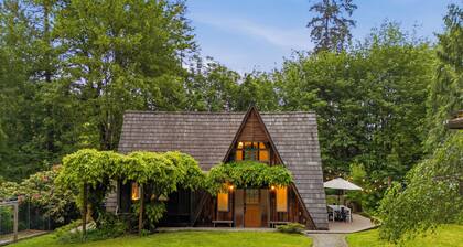 Burke Bay A-Frame Retreat w/Cedar Hot Tub - 15 Minutes to Seattle Ferry