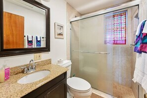 Hair dryer, towels