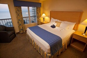 2 bedrooms, iron/ironing board, WiFi, bed sheets - 2-bdrm, 2 full bath, kitchen, ocean view unit w/balcony - steps from the beach. (Virginia Beach)