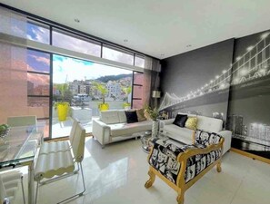 Living area - DUPLEX ROOF CHAPINERO ALTO (Bogotá)