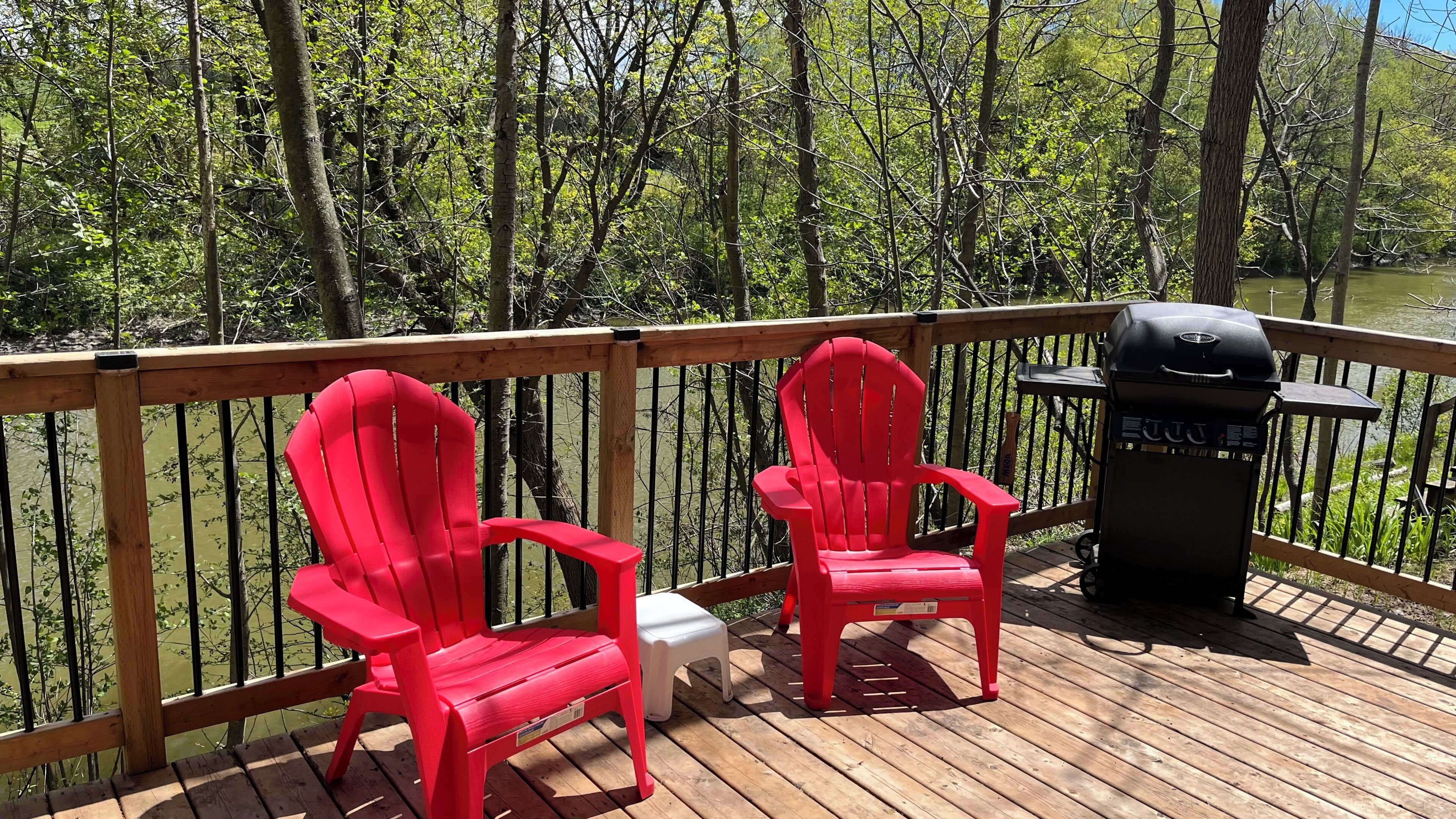 Familien-Ferienhütte, Gartenblick | Terrasse/Patio