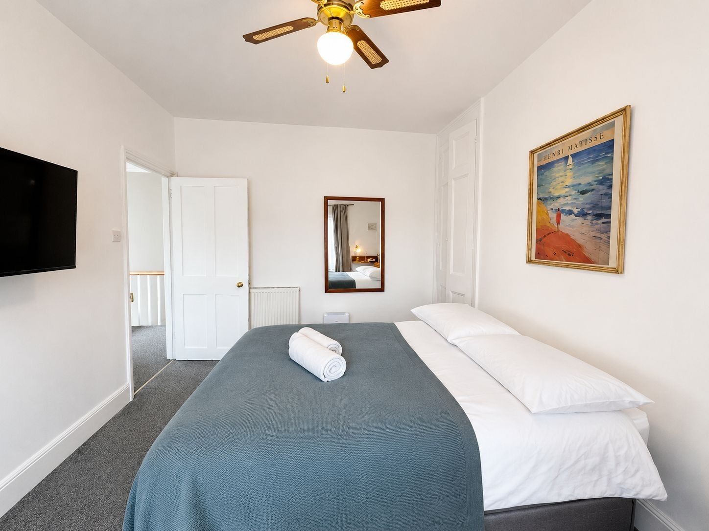 2 slaapkamers, een bureau, gratis wifi, beddengoed