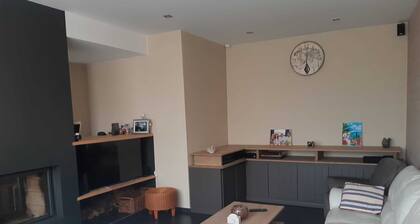 House with central location, and beautiful garden