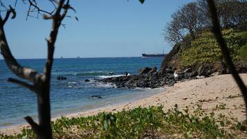 Sun-loungers, beach towels