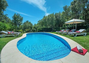 Pool - Lovingly Maintained Country House, A/C, Private Pool, Landscaped Gardens - 4km from Pollenca! (Pollença)