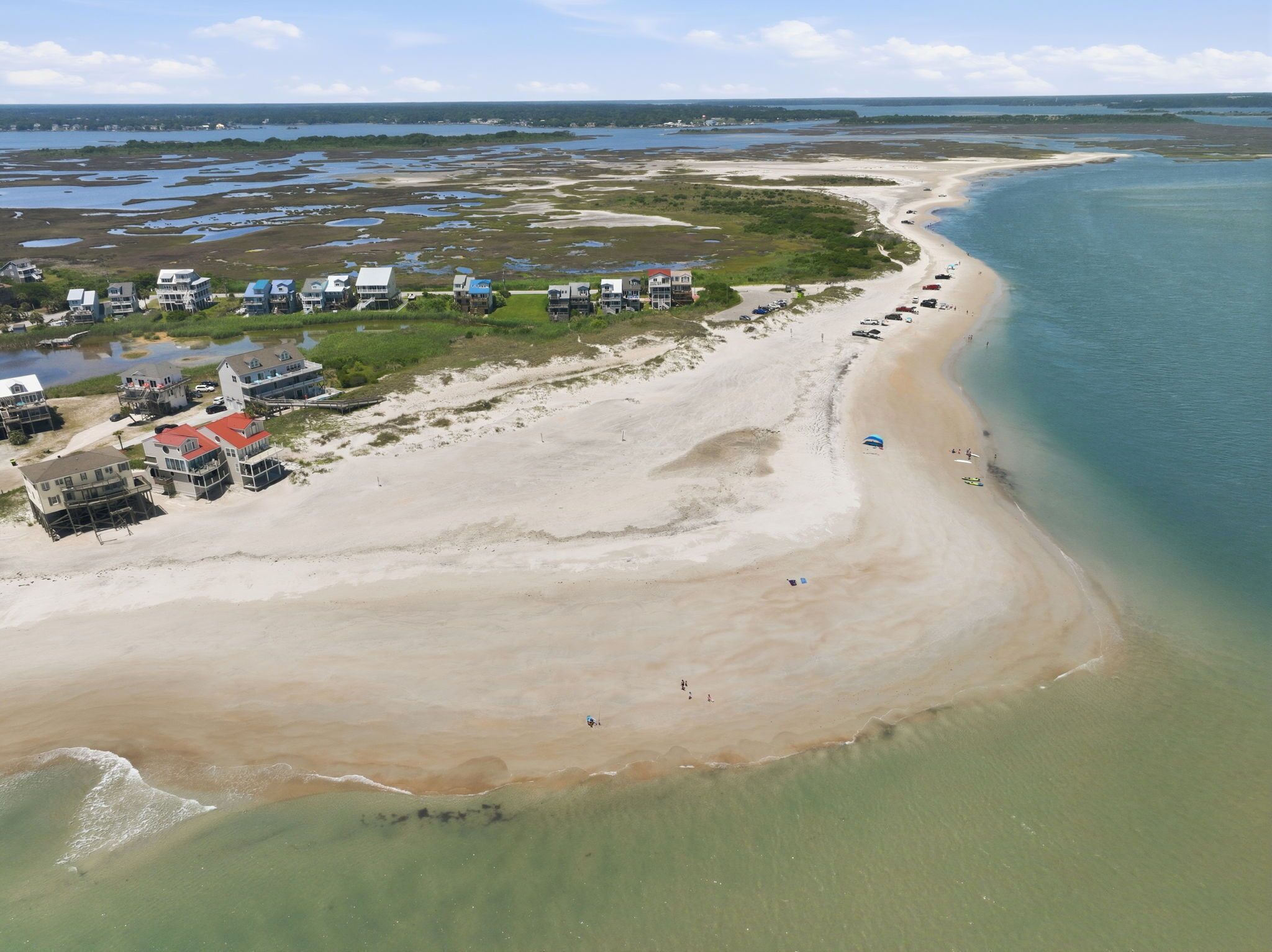 På stranden