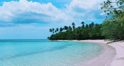 Tropical Getaway just steps from Buye Beach w/pool. Pet Friendly!