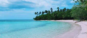 Tropical Getaway just steps from Buye Beach w/pool. Pet Friendly!