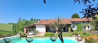 Renovated farmhouse loft 20mn from Toulouse (15 people)