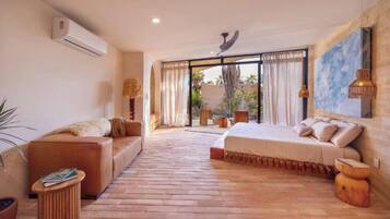 Chambre Double Luxe, patio, vue jardin