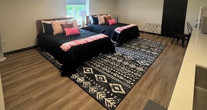 Perfect place to stay for events at the Lazy E arena.