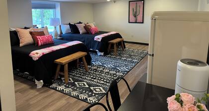 Perfect place to stay for events at the Lazy E arena.