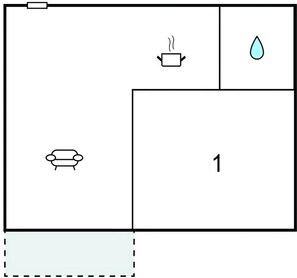 Floor plan - Lovely apartment in Pula with WiFi (Pula)