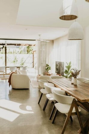 Dining - Beach side Villa, with a heated pool! (Marcoola)