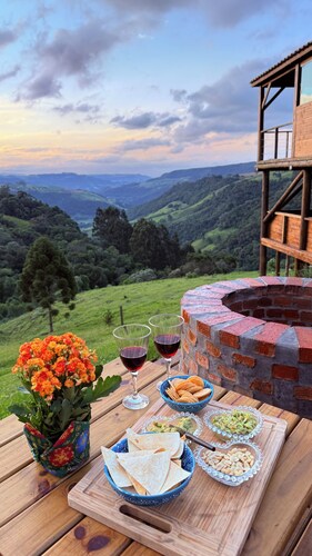 Country house in the mountains of Santa Catarina, at 1000m altitude, surrounded by nature.