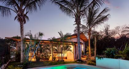 Secluded 2-bedroom Boho Retreat in Puerto Escondido with Private Pool & Garden