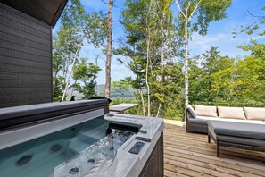 Utendørs boblebad