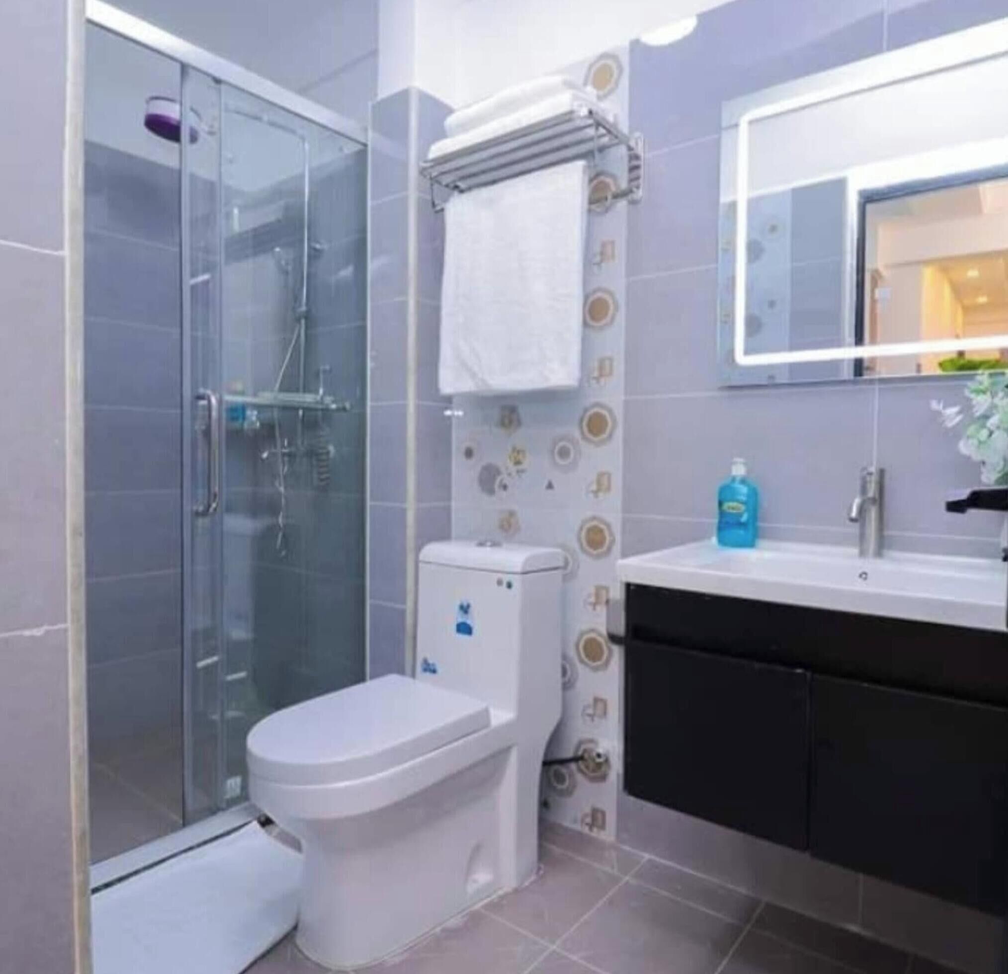 Apartamento, 1 habitación, accesible para personas con discapacidad, vistas a la ciudad | Baño