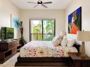 Desk, iron/ironing board, Internet, bed sheets - Condo in Playacar | Pool, Golf and Beach (Playa del Carmen)