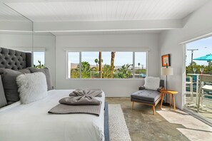 Desk, iron/ironing board, free WiFi, bed sheets - Hilltop Haven - 1950s Palm Springs Hideaway with Pool, Spa & Endless Views (Palm Springs)
