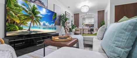 Smart TV, books, music library