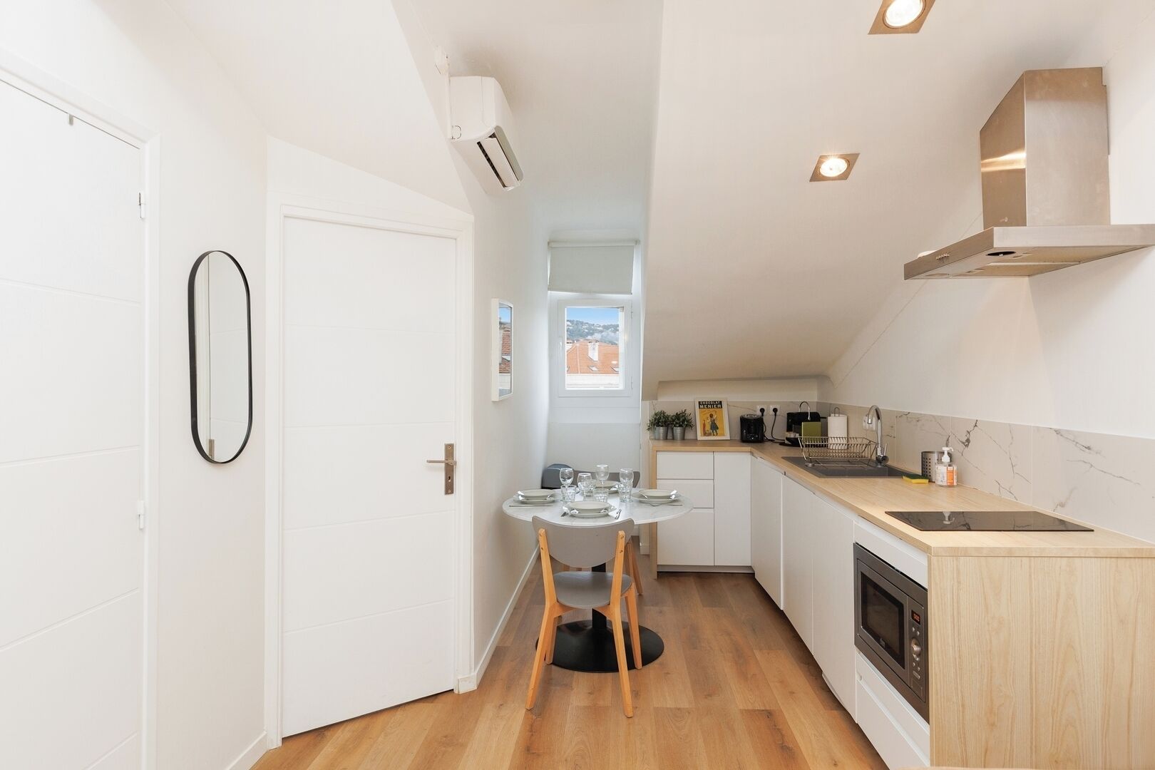 Microwave, stovetop, dishwasher